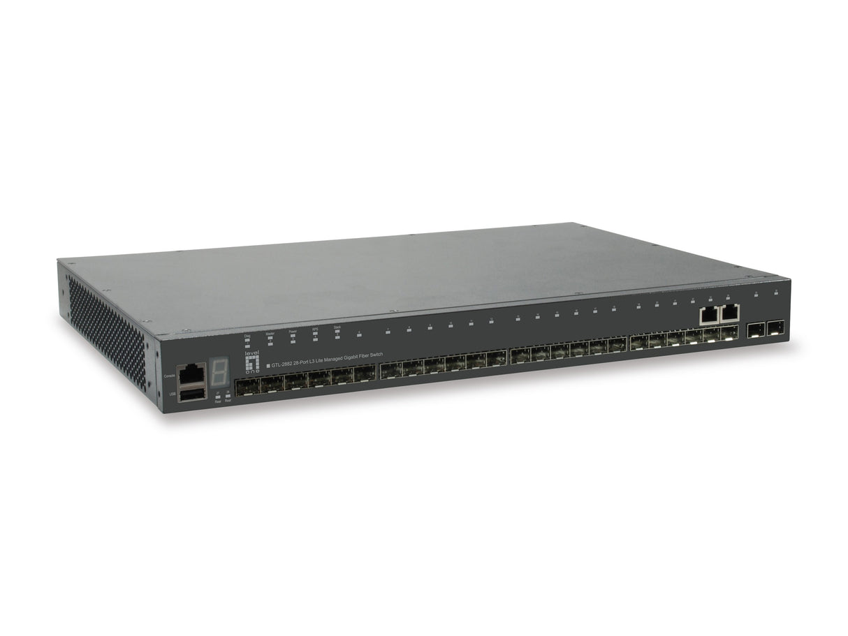 EAN 4015867198995 - LevelOne GTL-2882 switch Gestionado L3 Gris imagen 1
