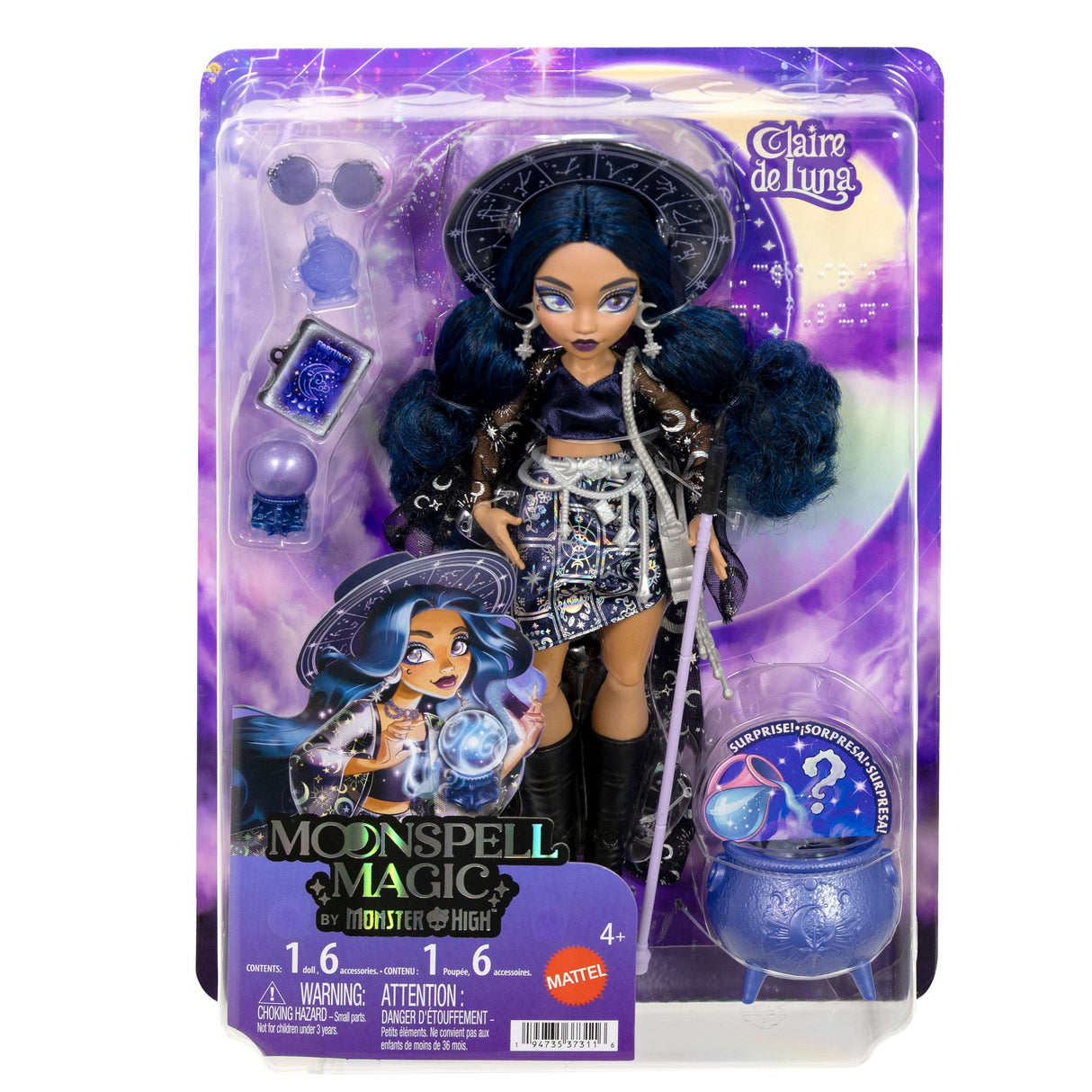 Muñeca Claire Clairvoyant Moonspell Magic Monster High