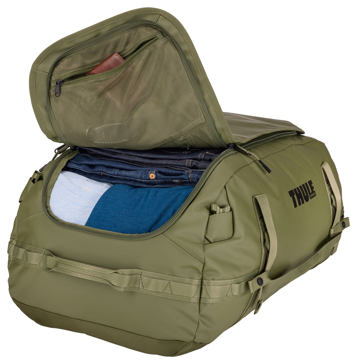EAN 0085854255288 - Thule Chasm TDSD304 Olivine bolso de lona 90 L Poliéster Oliva imagen 9