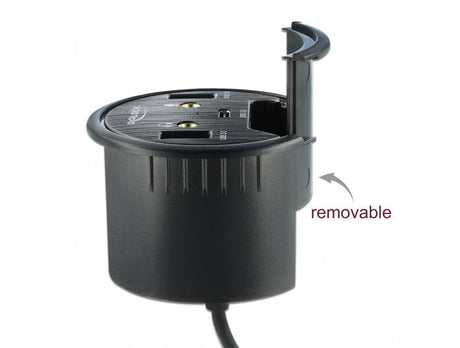 EAN 4043619627943 - DeLOCK 62794 toma de corriente Negro imagen 4