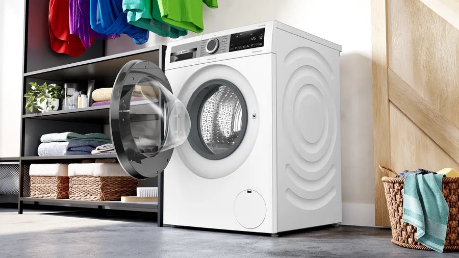 Bosch Home Wgg244120 Serie 6, Lavadora Blanca/Negra, 60 Cm Wgg244120