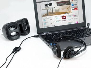 EAN 4015867224311 - Equip 133469 cable de audio 0,15 m USB C 2 x 3.5mm Negro imagen 4