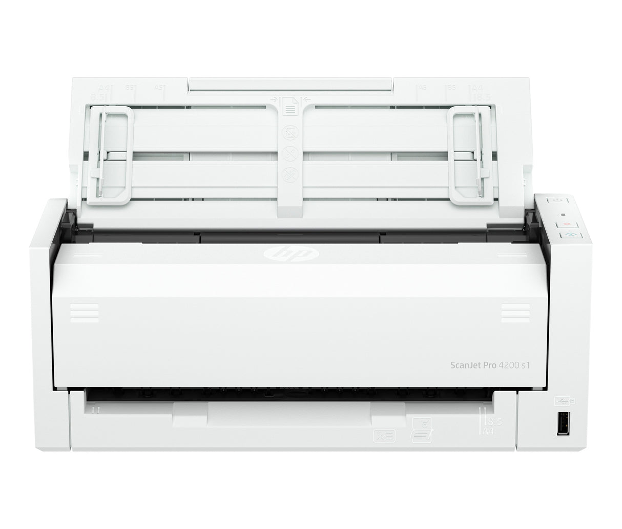 EAN 0198701401049 - HP ScanJet Pro 4200 s1 Escáner con alimentador automático de documentos (ADF) 600 x 600 DPI A4 Azul, Blan imagen 1