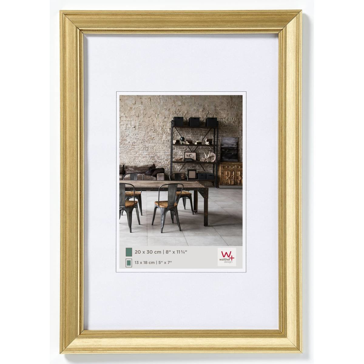 EAN 4004122247080 - Walther Design JA030G marco Expositor de pie retroiluminado Oro imagen 1