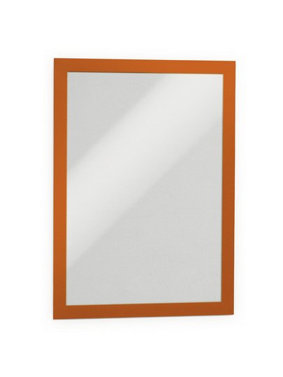 Marco Informativo Durable Duraframe A4 Autoadhesivo 2 Piezas Naranja
