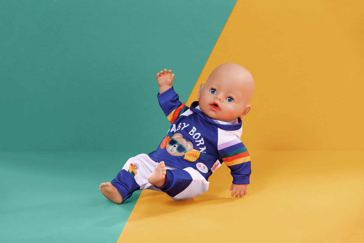 Zapf Creation Baby Born® Jogging Azul Marino 43cm, Accesorios Para Muñecas 838204