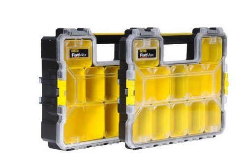 EAN 3253561975196 - Stanley 1-97-519 pieza pequeña y caja de herramientas Negro, Transparente, Amarillo imagen 2