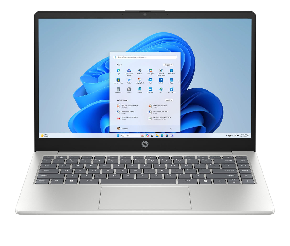EAN 199251541643 - HP Laptop AI 14-hc0000ns Intel Core Ultra 7 255U Portátil 35,6 cm (14") Full HD 16 GB DDR5-SDRAM 1 TB SSD imagen 1