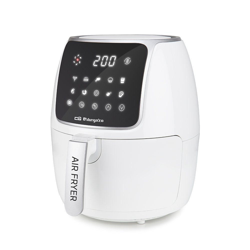 EAN 8435568404274 - Orbegozo FDR 64 freidora Sencillo 4 L 1500 W Negro, Acero inoxidable, Blanco imagen 1