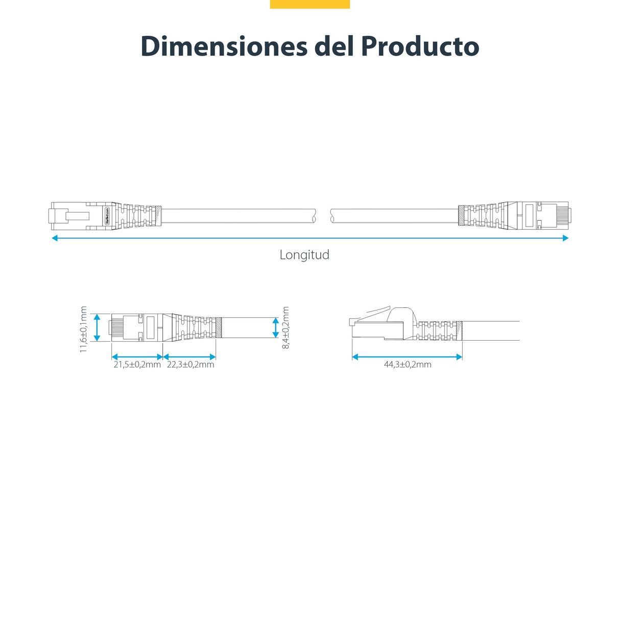 EAN 65030908641 - StarTech.com NLBL-3M-CAT8-PATCH cable de red S/FTP (S-STP) imagen 9