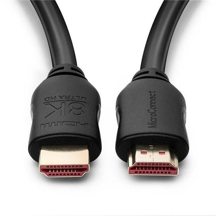 Cable Hdmi 8k, 10m - Supports 2.1 8k@60hz, - 4k@120hz Gold Plated Connectors, Copper - Warranty: 300m
