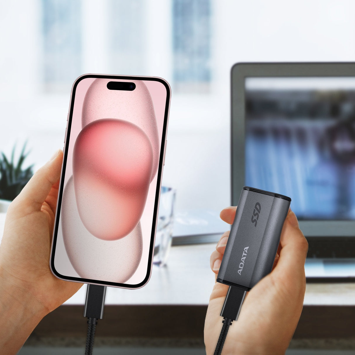 EAN 4711085945570 - ADATA Elite SE880 4 TB USB Tipo C USB 3.2 Gen 2x2 Gris imagen 7