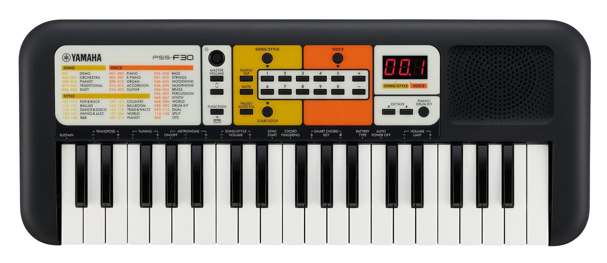 Yamaha Pss-F30 Sintetizador Sintetizador Digital 37 Negro