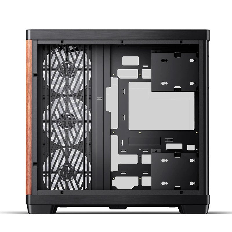 Caja Atx Jonsbo Tk-4 Wood Cristal Templado Negro