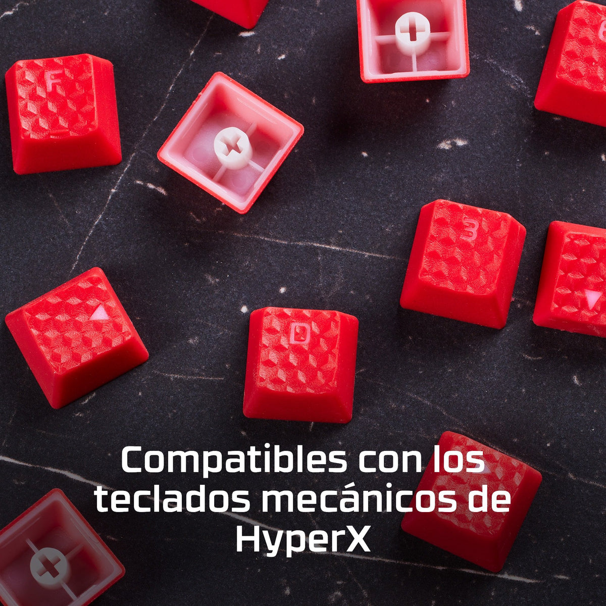 EAN 196188737330 - HyperX Rubber Keycaps - Gaming Accessory Kit - Pink (US Layout) Tecla imagen 6