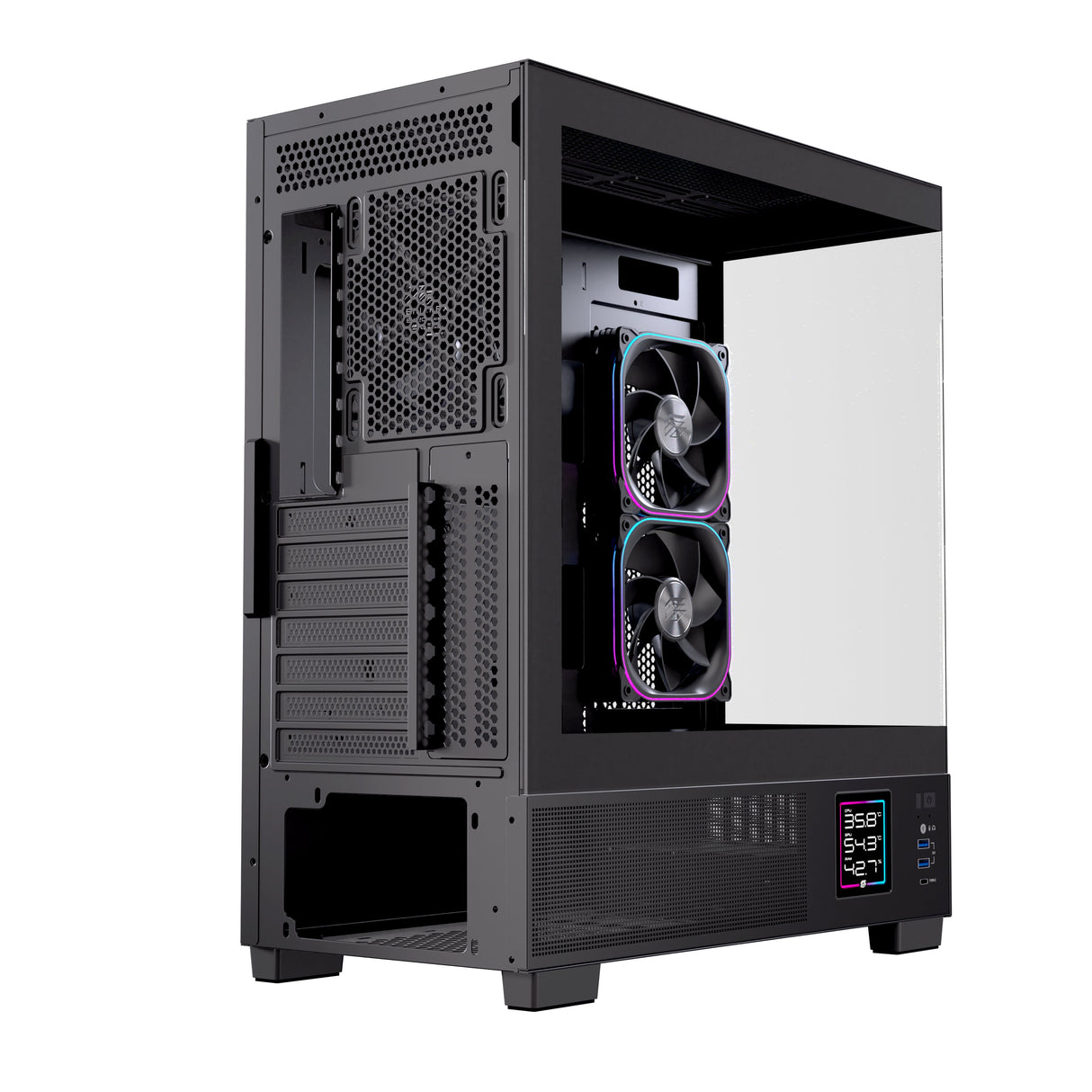 EAN 6977277360066 - Einarex EXCS-PR-51DR-B carcasa de ordenador Midi Tower Negro imagen 13