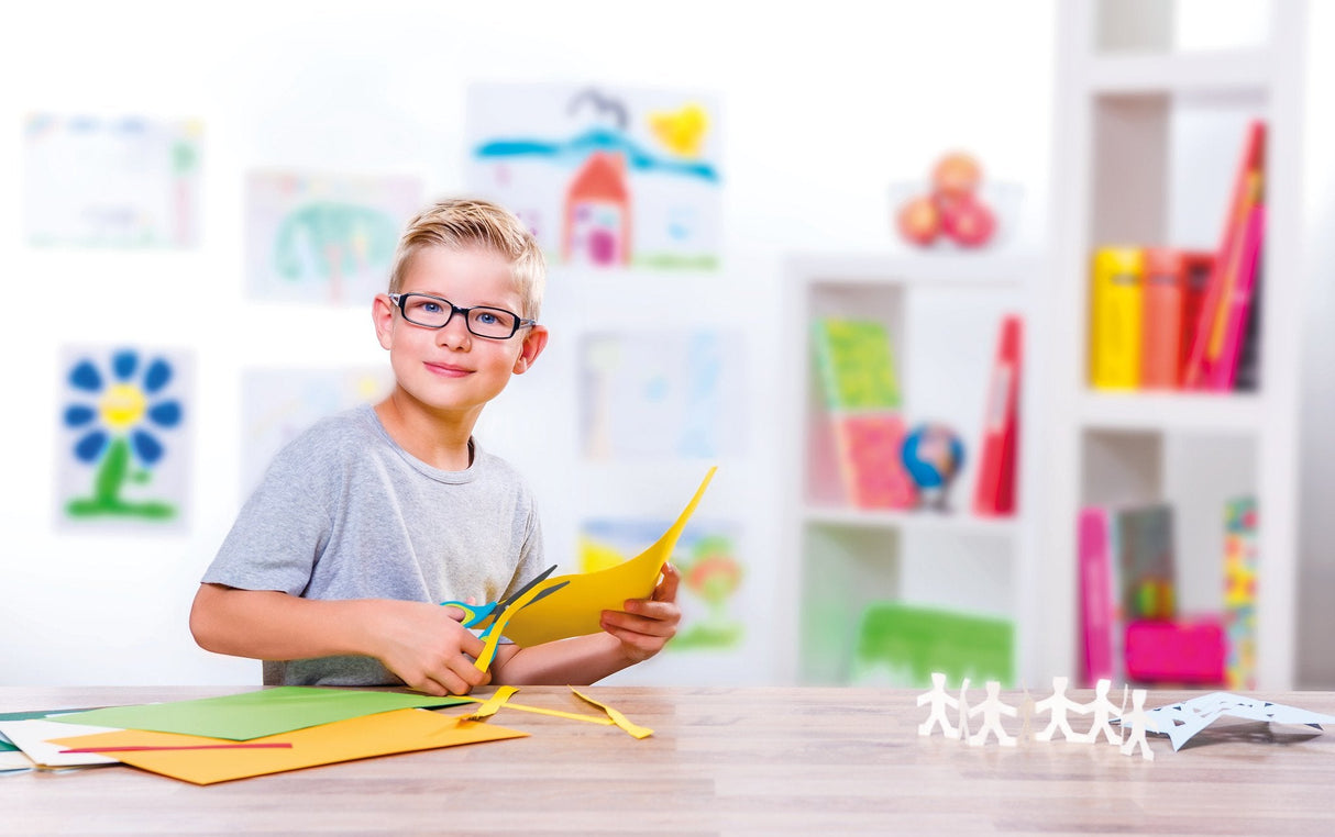 Pelikan 810272 Tijera De Escritorio Y Manualidades Corte Recto Azul, Cal