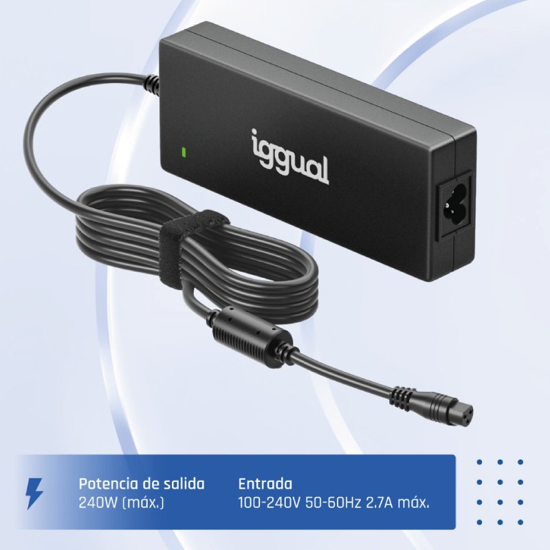 EAN 8435364320495 - iggual CUA-6T-240W adaptador e inversor de corriente Interior Negro imagen 4