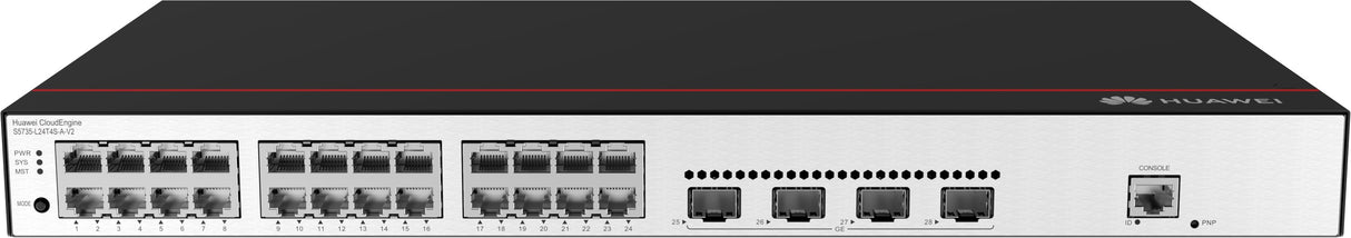 EAN 6901443421985 - Huawei CloudEngine S5735-L24T4S-A-V2 Gestionado L3 Gigabit Ethernet (10/100/1000) 1U Negro, Plata imagen 1