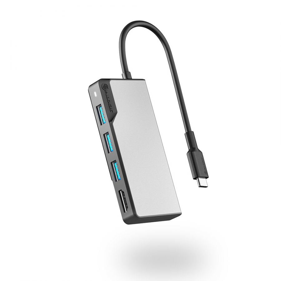 EAN 9350784025296 - ALOGIC UCFUHDV2-SGR base para portátil y replicador de puertos USB 3.2 Gen 1 (3.1 Gen 1) Type-C Negro, Gr imagen 1