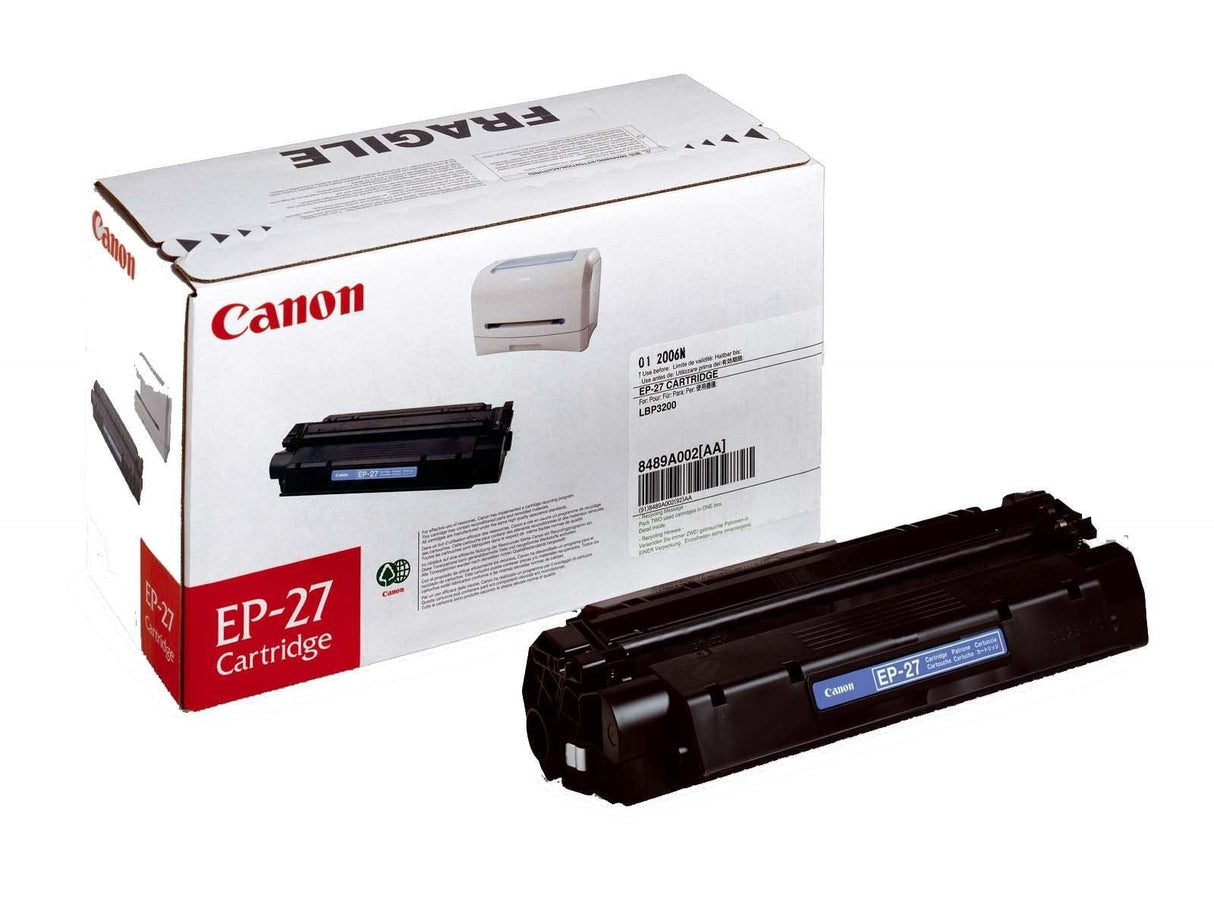 Toner Original Canon Ep-27 Negro Para I-Sensys Mf3220, Mf3228, Laserbase Mf3110, Mf3228, Mf3240, Mf5730, Mf5750
