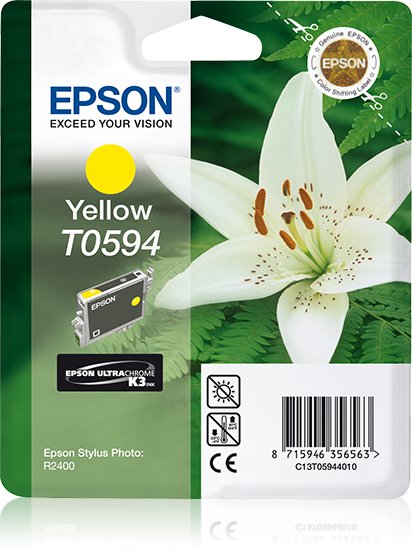 Cartucho Original Epson T0594 Amarillo - C13t0594401 Ml-220pag-2000
