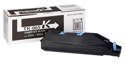 Toner Original Kyocera Tk 865k,Negro,Para Taskalfa 250ci, 300ci