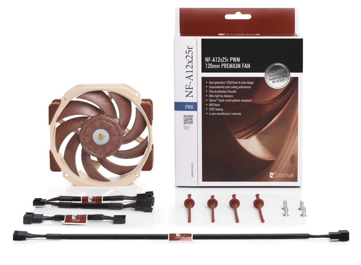 Ventilador Noctua Nf-A12x25r Pwm 12 Cm 4-Pin Pwm