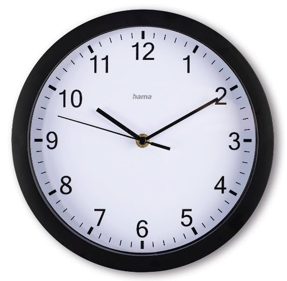 EAN 4047443517531 - Hama Elba Reloj de cuarzo Alrededor Negro, Blanco imagen 1
