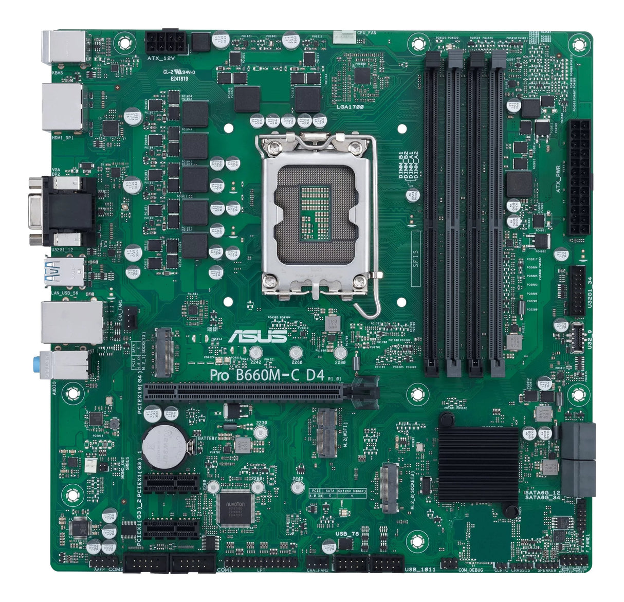 EAN 4711081509431 - ASUS PRO B660M-C D4-CSM Intel B660 LGA 1700 micro ATX imagen 2