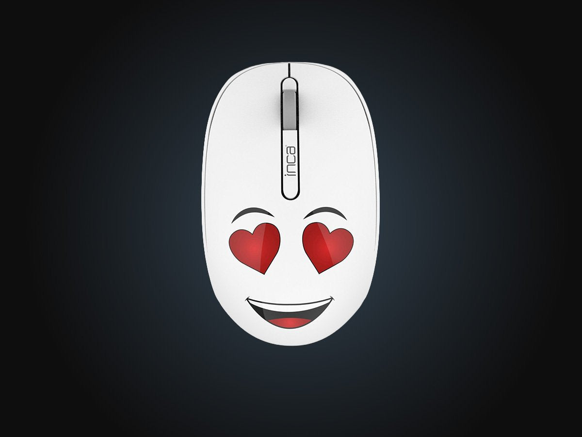 Inca Wrls Raton 1200dpi 3tamen 2.4ghzusb-A Weeny Emoji Ws