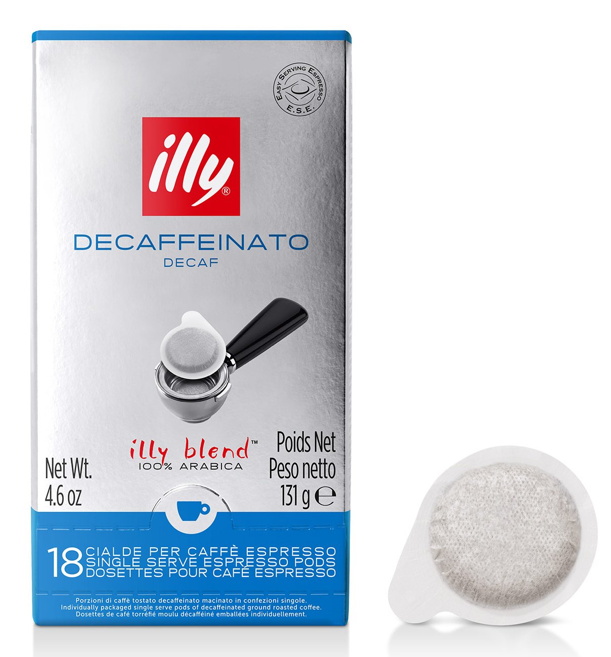 Illy Ese-Pads Entkoffeiniert / Decaf 18 Piezas
