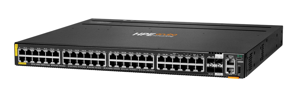 EAN 0190017535036 - HPE Aruba Networking CX 6200M 48G Class4 PoE 4SFP+ Switch imagen 2