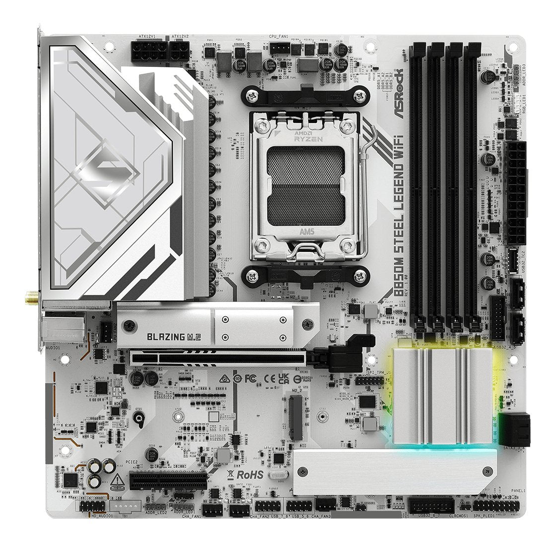 EAN 4711581490499 - Asrock B850M Steel Legend WiFi AMD B850 Zócalo AM5 micro ATX imagen 3