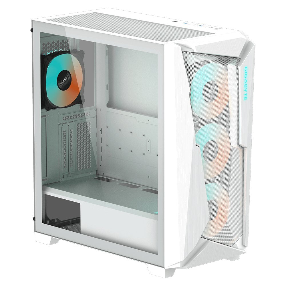 EAN 0810075655636 - GIGABYTE C301 GLASS WHITE carcasa de ordenador Midi Tower Blanco imagen 2