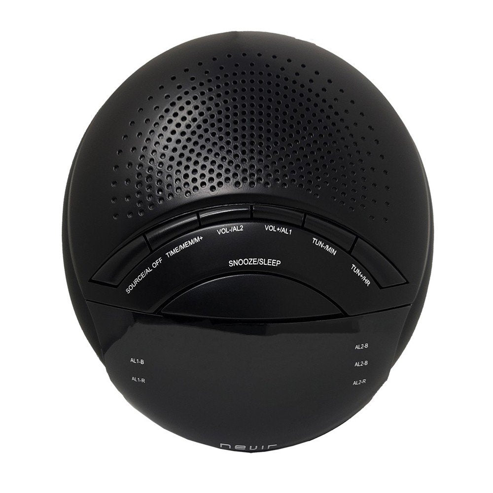 EAN 8427155004363 - Nevir NVR-335DD radio Reloj Digital Negro imagen 2