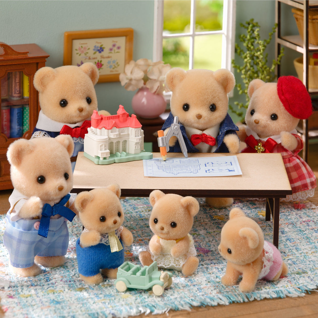 Epoch Sylvanian Families - Biscuit Bären Familie 5851