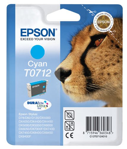 Cartucho Original Epson T0712 Cian - C13t071240b0 Ml-5.5pag-280