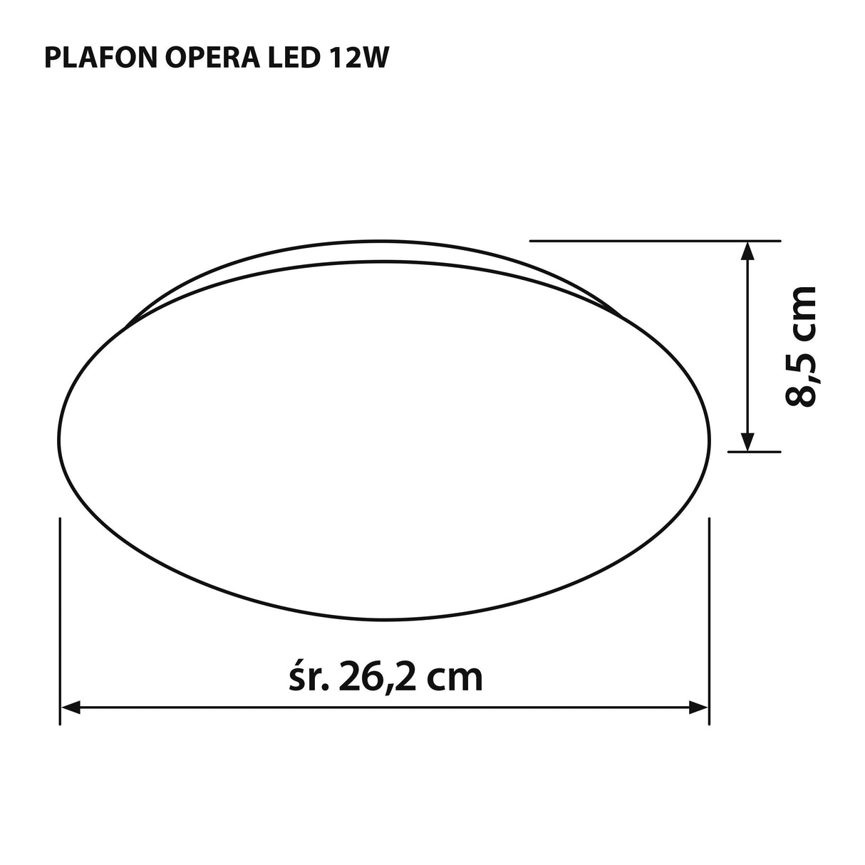 EAN 5901443113188 - Activejet AJE-OPERA 12W iluminación de techo Bombilla(s) no reemplazable(s) LED G imagen 3