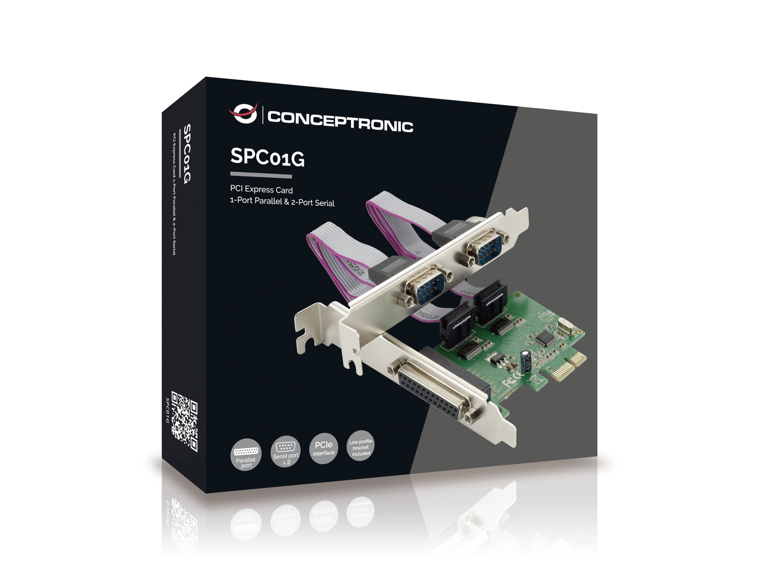 EAN 4015867207604 - Conceptronic SPC01G tarjeta y adaptador de interfaz Interno Paralelo, RS-232 imagen 3