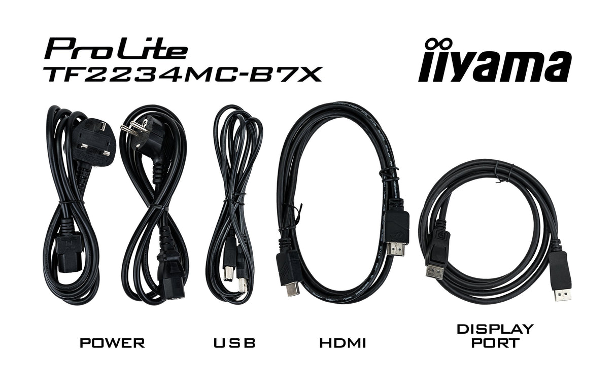 EAN 4948570118366 - iiyama ProLite TF2234MC-B7X pantalla para PC 54,6 cm (21.5") 1920 x 1080 Pixeles Full HD LED Pantalla tác imagen 11