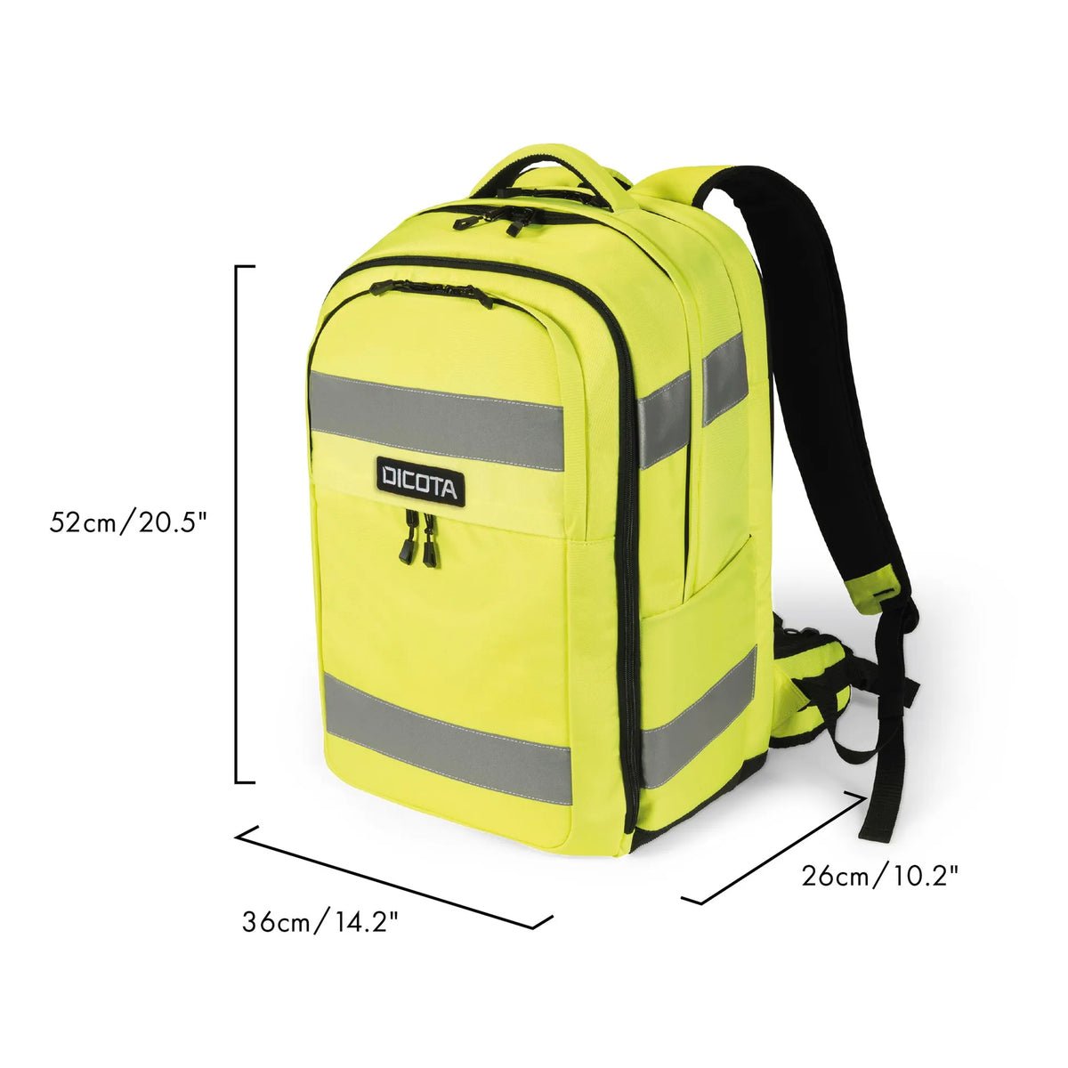 Backpack Hi-Vis 32-38 Litre, Yellow