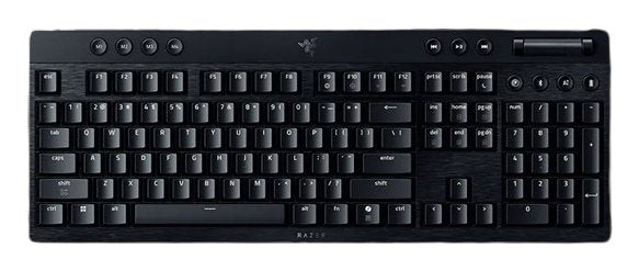 Razer Negrowidow V4 Low-Profile Hyperspeed Naranja Switch German Layout