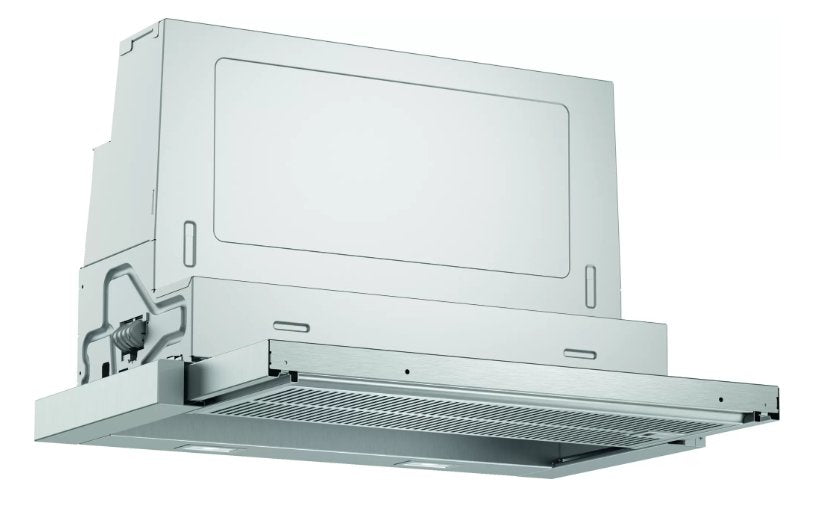 EAN 4242005232017 - Bosch Serie 4 DFR067A52 campana Semintegrada (extraíble) Plata 399 m³/h imagen 1