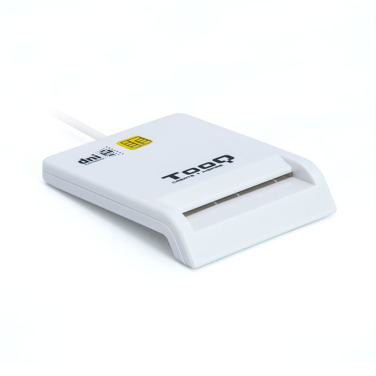 EAN 8433281008540 - TooQ TQR-210W lector de tarjeta inteligente Interior USB 2.0 Blanco imagen 1