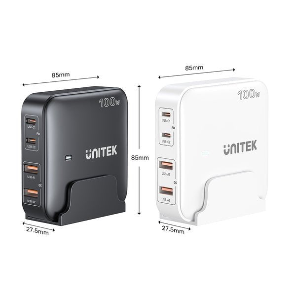 EAN 4894160051066 - UNITEK P1229ABK01-EU 100w Universal Negro, Blanco Corriente alterna Carga rápida Interior imagen 13