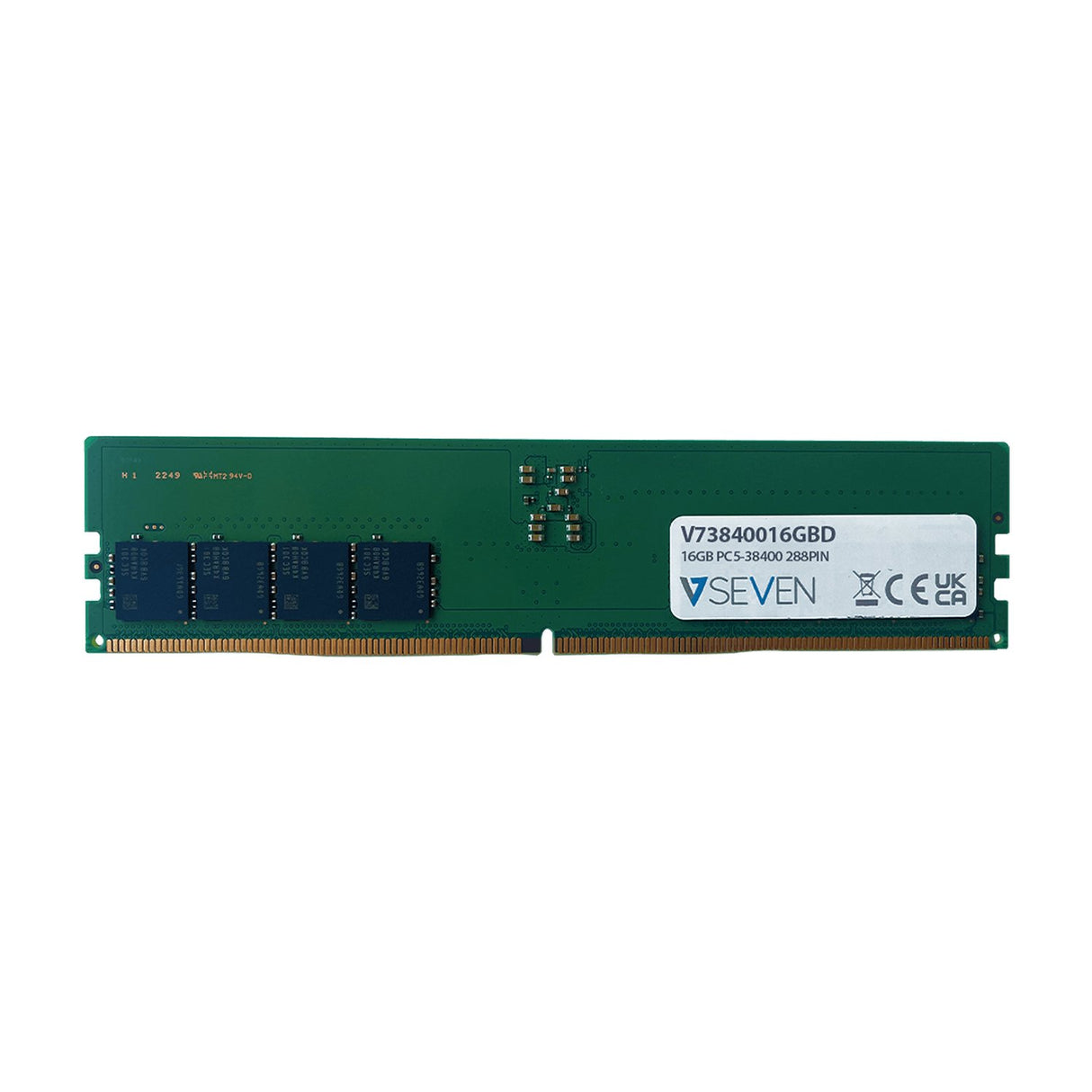 EAN 5050914224271 - V7 V73840016GBD módulo de memoria 16 GB 1 x 16 GB DDR5 288-pin DIMM imagen 1
