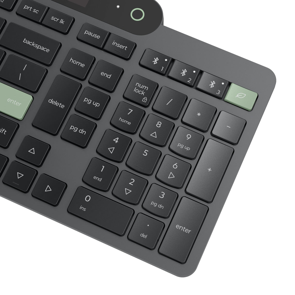 EAN 0195892122609 - Lenovo Self-Charging Bluetooth (ES 172) teclado Hogar / Oficina Español Negro, Verde imagen 4