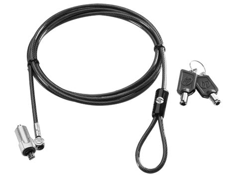 EAN 0887111228833 - HP Ultraslim Keyed Cable Lock cable antirrobo Negro 1,8 m imagen 2