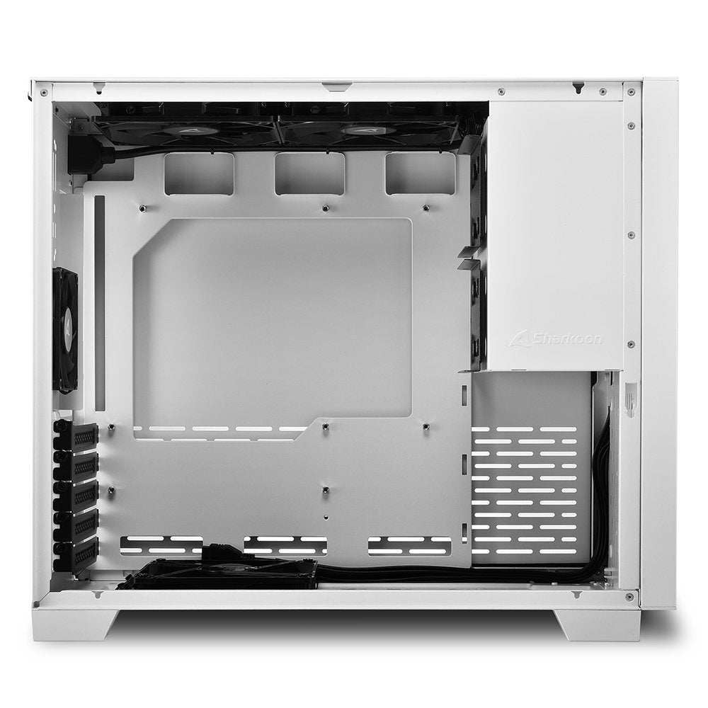 Caja Pc Sharkoon Ms-Y1000 Matx 2xusb3.0 Blanco